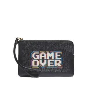 Coach X Pacman Corner Zip Wristlet EUC